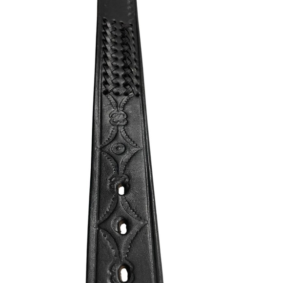 Vtg Mens Belt Black Leather
38 Handcrafted Mexico
Cowboy Rodeo Western 1.5" - Picture 9 of 16